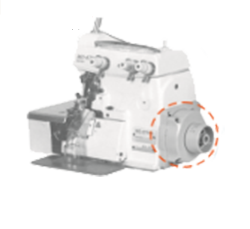 The Direct-driven motor for overlock machines